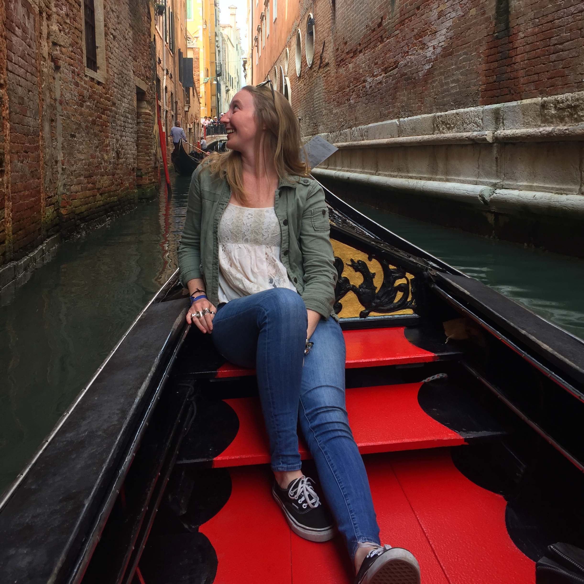 Lexi Dillon in Venice, Italy